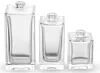 Luxury Custom 30ml 50ml 100ml Clear Square Chai nước hoa thủy tinh rỗng
