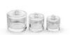 Quả kính nước hoa tròn rỗng rõ ràng nước hoa phun nước hoa 30ml50ml nước hoa chai thủy tinh