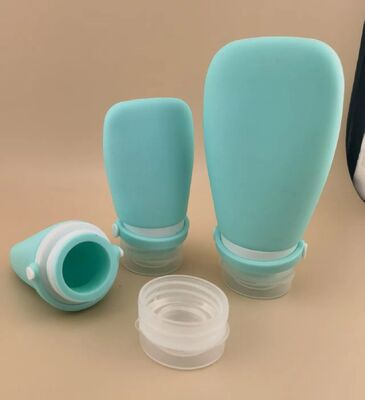 Chất chứa nạp lại chai đi du lịch silicone thiết lập chống rò rỉ chai đồ vệ sinh đi du lịch silicone