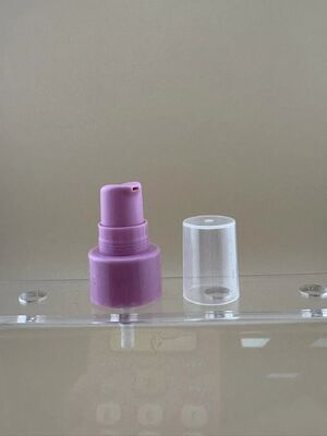 Máy bơm điều trị kem với nửa nắp màu tím Bao bì mỹ phẩm 20/410 Bơm kem