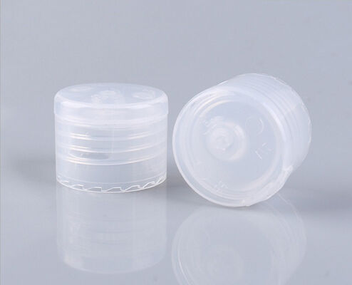 Bề mặt nhẵn Nắp chai 24 Chai dầu gội bóp 28mm Nắp lật bằng nhựa