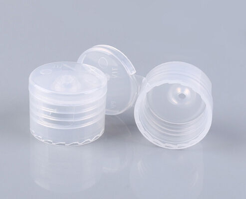 Bề mặt nhẵn Nắp chai 24 Chai dầu gội bóp 28mm Nắp lật bằng nhựa