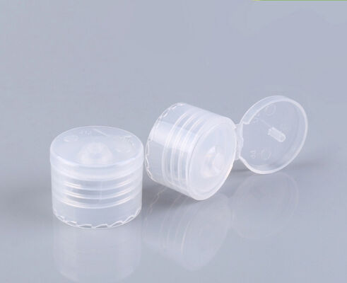 Bề mặt nhẵn Nắp chai 24 Chai dầu gội bóp 28mm Nắp lật bằng nhựa