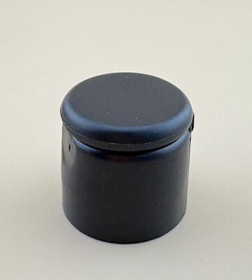 Black Matte Flip Top Cap 24/410 cho chai dầu gội