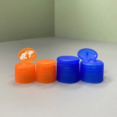 Nhựa PP Matte 24/410 Máy rửa vít Flip Top Cap chai dầu gội lỏng