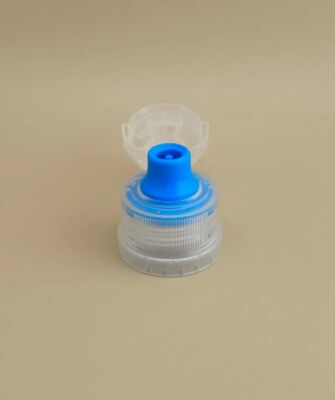 Thiết kế đẹp Hành tinh nhựa tròn nâu nắp cho chai chăm sóc da