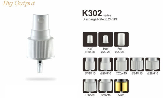Máy phun sương mù nhựa PP Parfume Mist Spray 20/410 Fine Mist Sprayer K302