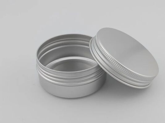 Thùng mỹ phẩm nhôm Thùng trà nhôm Thùng miệng rộng nhôm với nắp