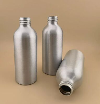Các chai nhôm bằng bạc tinh khiết mới của chất lượng cao nhôm mỹ phẩm chai