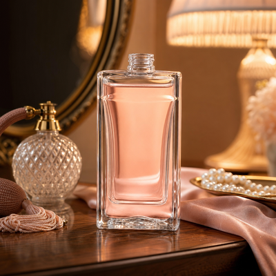 Sản phẩm thẩm mỹ tùy chỉnh 100ml chai thủy tinh bền