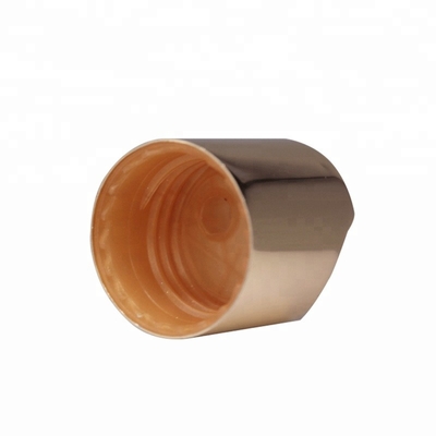 Mỹ phẩm nhôm vàng Đĩa trên, K901-5 Nonspill Nắp chai lật trên
