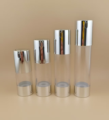 Chai nhựa không có không khí tùy chỉnh JJ33-2 cho mỹ phẩm CRC có thể