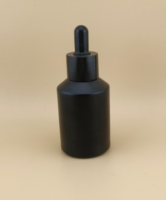 Thiết kế tinh tế chai nhỏ giọt thủy tinh đen cho mặt Essence