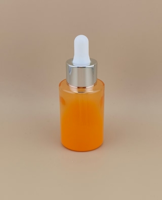 Thiết kế mới rõ ràng thay đổi dần dần màu cam mịn tròn chai nhỏ giọt K-GBL30 cho Essence