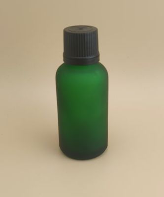 Thiết kế tinh tế Matte Hình minh bạch màu xanh đậm mịn chai thủy tinh mịn cho Essence