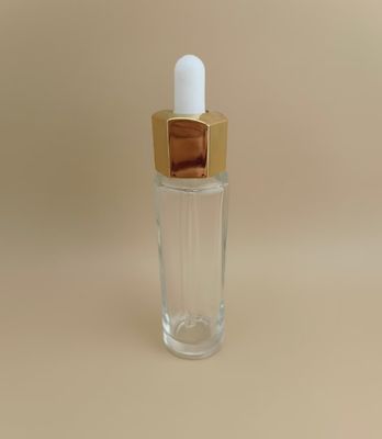 Chai nhỏ giọt trong suốt tùy chỉnh có nắp CRC và thiết kế đa giác đẹp mắt, mang đến giải pháp đóng gói bền bỉ cho tinh chất