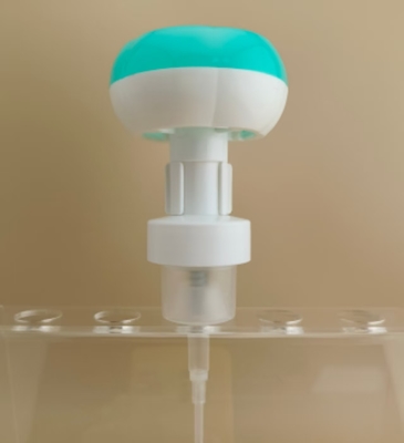 Thiết kế đẹp Cyan nhựa hoa hình dạng máy bơm bọt cho trẻ em sanitizer tay chai