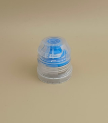 Thiết kế đẹp Clear nhựa tròn lằn vít nắp cho chai chăm sóc da