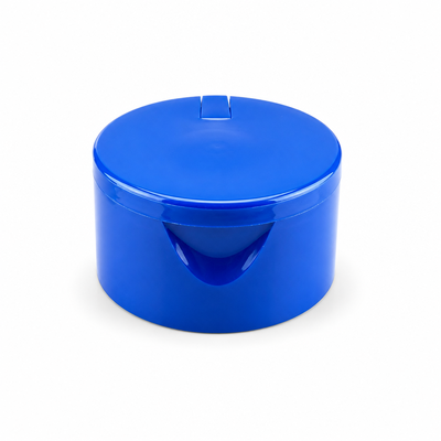 Màu xanh Lượt 24/410 nắp nhựa Flip Top Cap cho chai mỹ phẩm